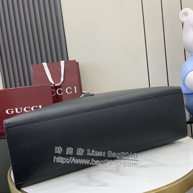 Gucci專櫃古馳最新款男士大號手提托特包 jh2003型號：796761